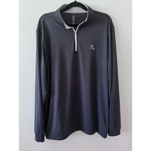Rhoback Quarter Zip Men’s XL Blue Golf Performance Pullover - Picture 1 of 7
